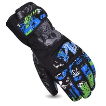 Marsnow новые зимние уличные для катания на лыжах, верховой езды на велосипеде сноуборде толстые теплые Силиконовые печати мужские и женские лыжные зимние водонепроницаемые перчатки