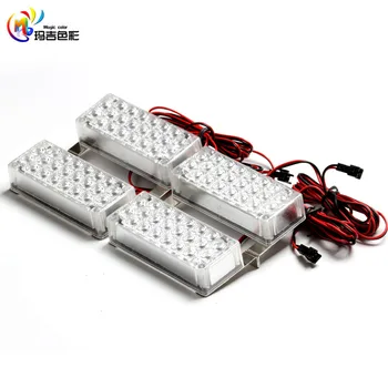 

Magic ColorM 12V 4x22 LED Car Emergency Strobe Warning Light Vehicle Motorcycle Truck Lamp LED Grille Grill Police Signal Light