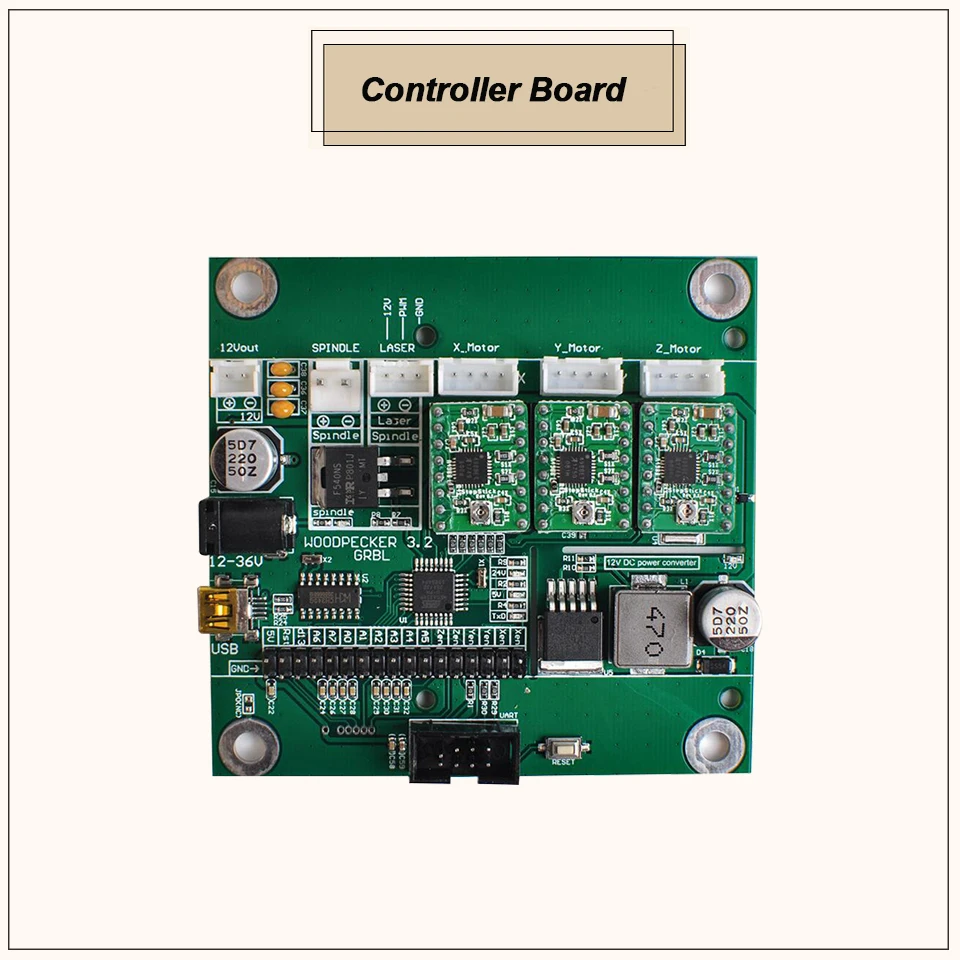 ЧПУ GRBL управление Автономный контроллер 3 оси USB плата управления экран управления Лер для DIY Лазерный Гравер 3018 станок деревообрабатывающий станок