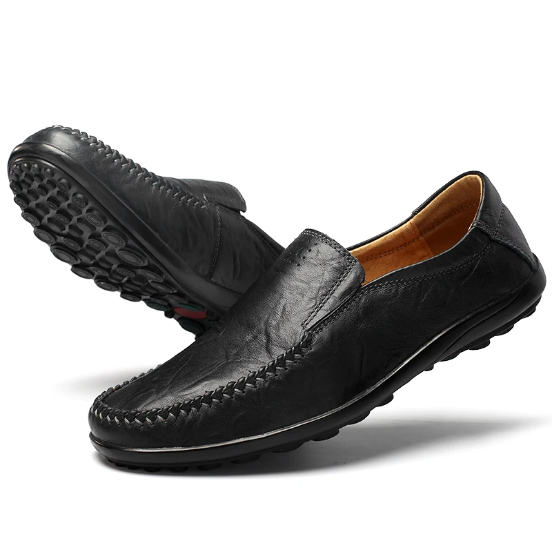 Jkpudun мужской повседневная обувь Элитный бренд Мокасины мужские лоферы модные туфли в итальянском стиле, слипоны Мужская обувь для вождения из натуральной кожи