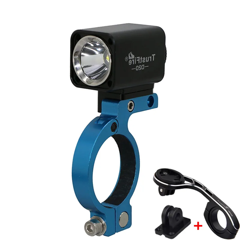 Cena Lampa rowerowa USB Trustfire D20 L2 Led kolarstwo Mtb światła rowerowe z przedłużeniem uchwyt wspornika do prędkościomierza GARMIN GoPro