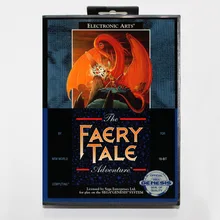 16 бит игра Sega Mega Drive картридж с розничной коробкой-Faery Tale Adventure игровая карта для системы Megadrive Genesis