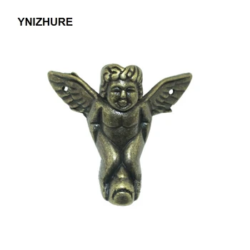 

10PCS 53*46mm Zinc Alloy Angel Footing,Decoration Legs,Vintage Wooden Box,Cabinet Corner,Bronze Tone Color