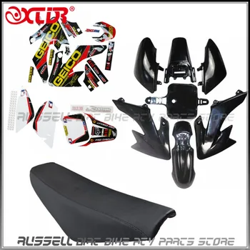

Plastics Fender Stickers Foam Seat Kit For Honda CRF50 110cc 125cc Pit Dirt Bike