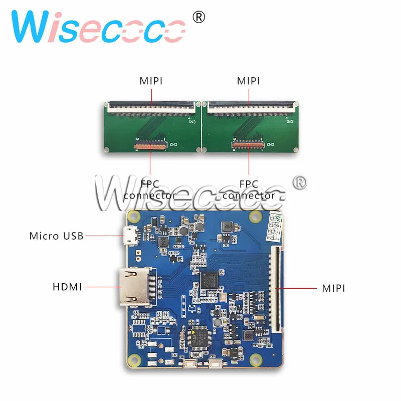 3.4 inch ips round LCD display 800800 screen with hdmi to mipi controller board for smart watch monitor7