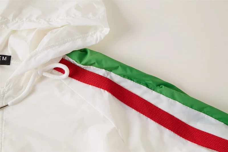 2019 полосатая куртка Итальянский Немецкий флаг веер ветровка русский Париж бренд