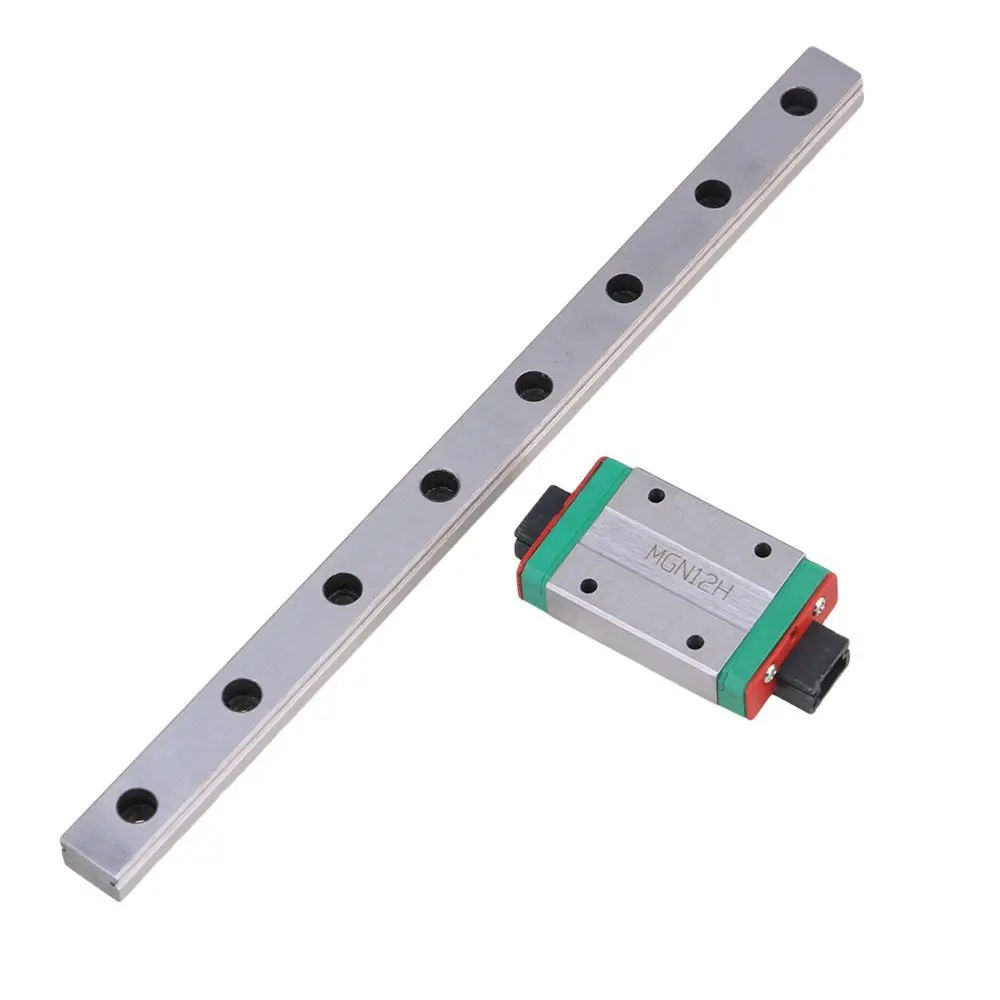MGN12 200mm Length Bearing Steel Linear Guideway Rail &Extension