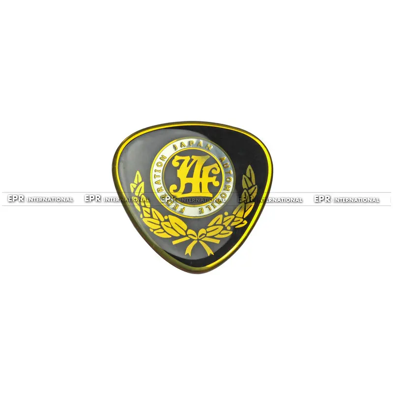 

Car Accessories Exterior For JAF Epoxy Triangle Sticker Shield Shape Gel Decal Car Styling