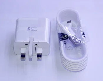 

100set 100% Adaptive Fast Charging UK Travel Wall Charger + 1.5M Micro Usb Data Cable For Samsung S7 S6 S6+ Edge Note 4 5