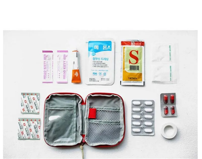 Горячая маленькая портативная нейлоновая сумка для первой медицинской помощи, чехол, портативная аптечка, креативная сумка
