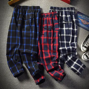 Spring 2019 men's elastic waist slacks tide loose straight lattice beam feet nine minutes of pants teenagers overalls
Spring 2019 men's elastic waist slacks tide loose straight lattice beam feet nine minutes of pants teenagers overalls