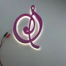 Пользовательские 3D Водонепроницаемые светодиодные буквы из нержавеющей стали с подсветкой удобные знаки магазина для стены