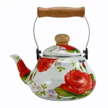 1.5L 2.0L в традиционном китайском стиле чайник с деревянной цветы для ручек Чай горшок для домашний кухонный инструмент