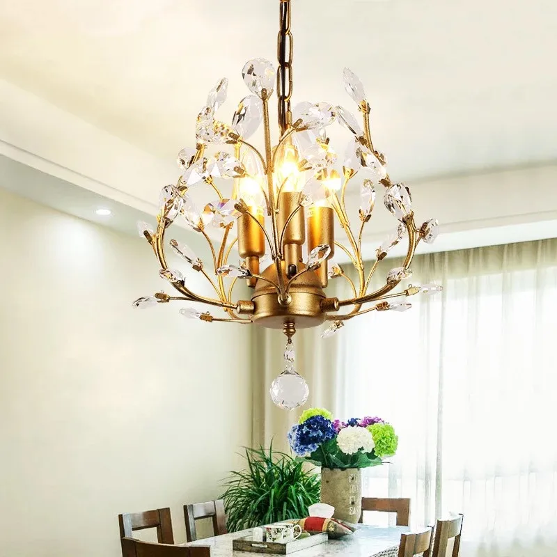 Потолочные светильники светодиодные с кристаллами для спальни|dining lamp|led crystal