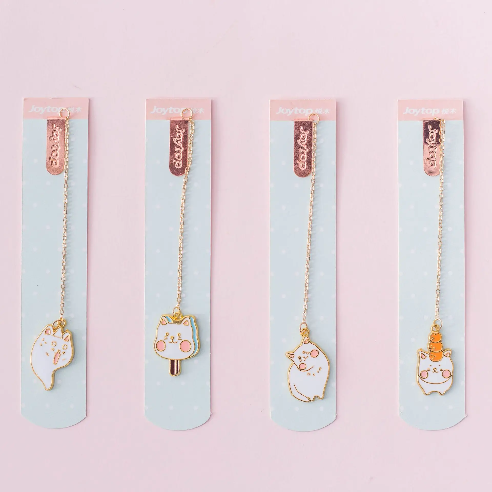 Buy Novelty Popsicle Cat Metal Pendant Bookmark