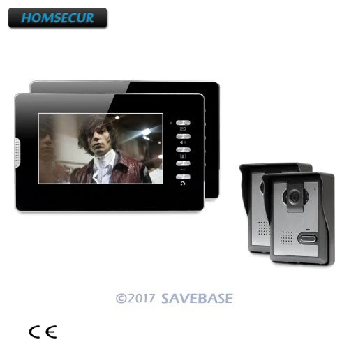 

HOMSECUR 7inch Video Door Entry Security Intercom with IR Night Vision for Home Security