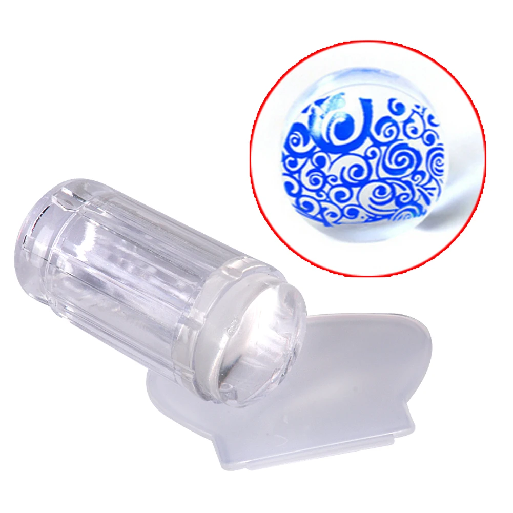 13 шт. трафареты для стемпинга ногтей и сумка хранения|clear jelly stamper|jelly stampernail art plate |