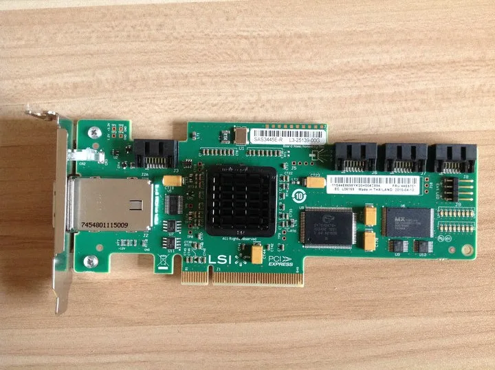 RaidStorage Avago LSI SAS 3445E-R LSISAS1068E B3 8 портов HBA jino SFF8088 SATA x4 MiniSAS 3 ГБ PCI-E X8 карта контроллера |