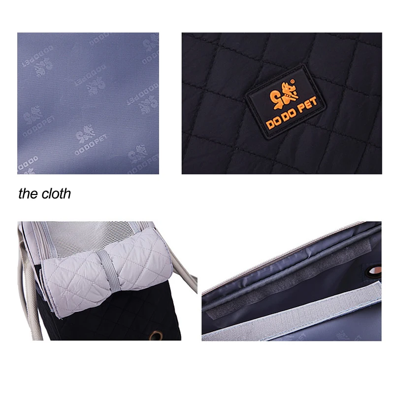 2 Tone Quilted Soft Sided Travel Dog and Cat Pet Carrier Tote Hand Bag Fashion Collection Style Pet Cat Dog Hiking Backpack PA10 (1)