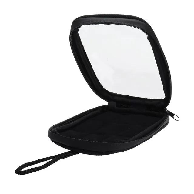 Mofaner Universal Black Motorcycle Tank Bag Magnetic Gas Clear Bags For Cell Phone Case Holder Mount