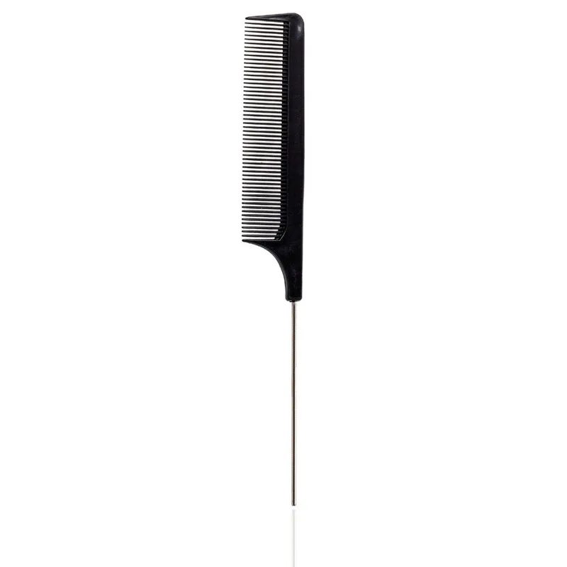 

1Pcs Professional Metal Pin Tail Combs Hairdressers Barbers Black Tail Comb Rat For Styling Hairdressing Hair Combs