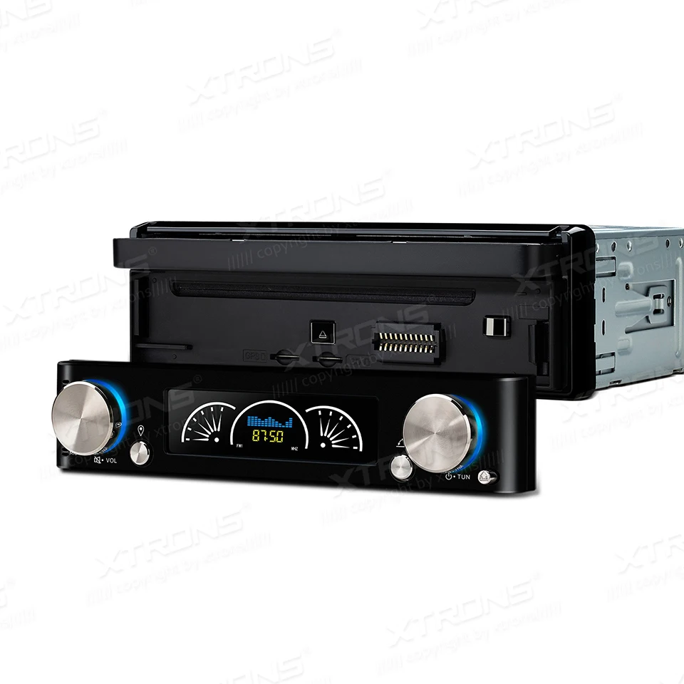 Best 7" Universal Single 1 One Din Car DVD GPS DAB+ Radio Touch Screen Colorized Detachable Panel Multimedia Bluetooth SD RDS Stereo 2