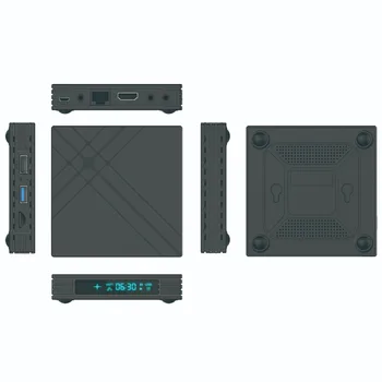 

VHXSIN 2 PCS/LOT H6 Mini TV Box Allwinner H6 3GB RAM 32GB ROM 2.4G WiFi 100Mbps USB3.0 BT4.1 Support 6K H.265