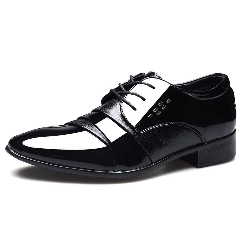 

Formal Men PU Leather Shoes Italian Dress Male Footwear Pointed Toe Business Office Working Oxford Shoes Men mannen schoenen