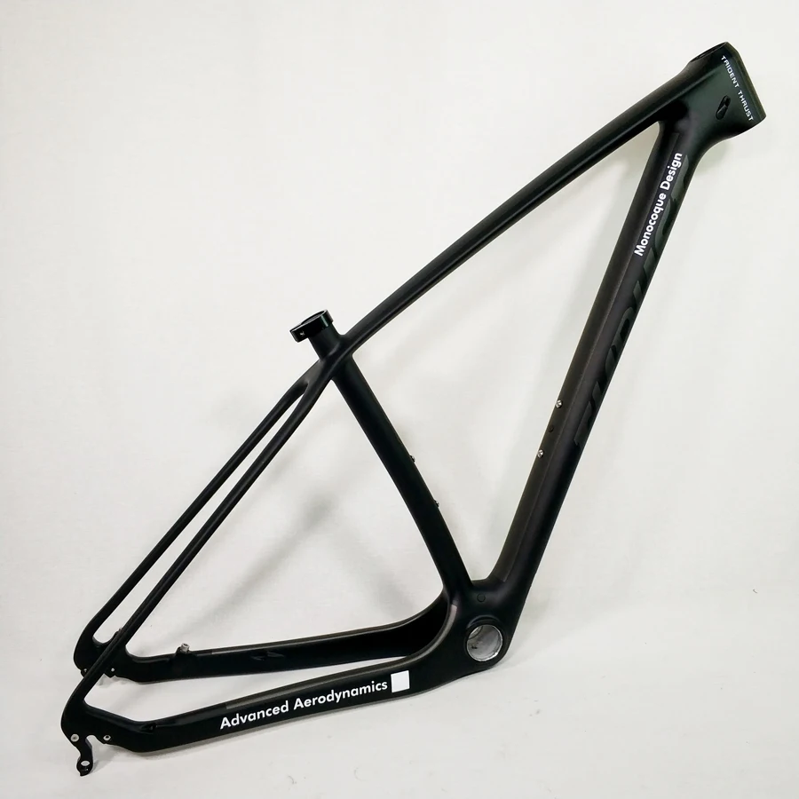 Sale THRUST Carbon mtb Frame 29er 15 17 19 Mountain Bike Carbon Frame mtb 29er 27.5er Black Matte Glossy BSA BB30 for Bicycle 7