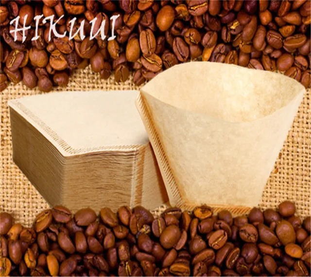 Cheap HIKUUI 100 Pcs/200Pcs/300 PCS/bag wood original hand drop paper coffee filter tea bag filter tea filter Cheap HIKUUI 100 Pcs/200Pcs/300 PCS/bag wood original hand drop paper coffee filter tea bag filter tea filter
