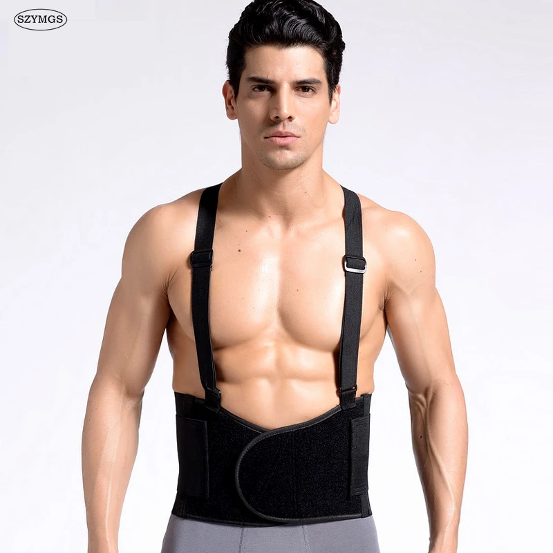 SZYMGS Protection waist,slimming belt men, compression Shapers