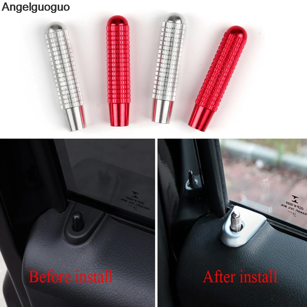 

4pcs Metal Door Lock knob Pins cover For Mercedes Benz Vito W447 2014-2017