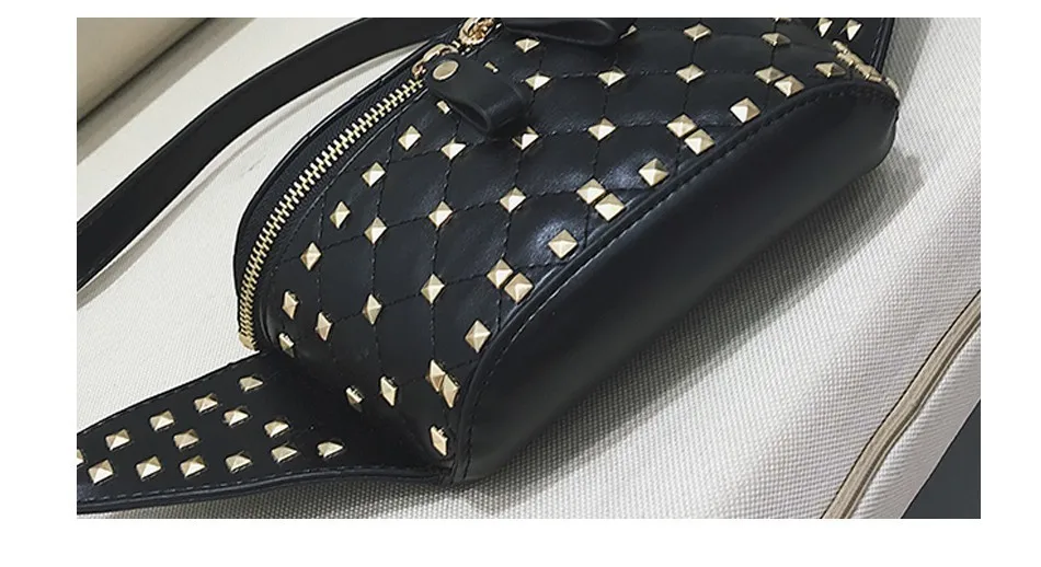 Модные женские туфли с заклепками; поясная сумка Роскошные Дизайнерские поясная сумка маленький кожаный пояс сумка, чехол для телефона в стиле панк поясная сумка набедренный карман A5
