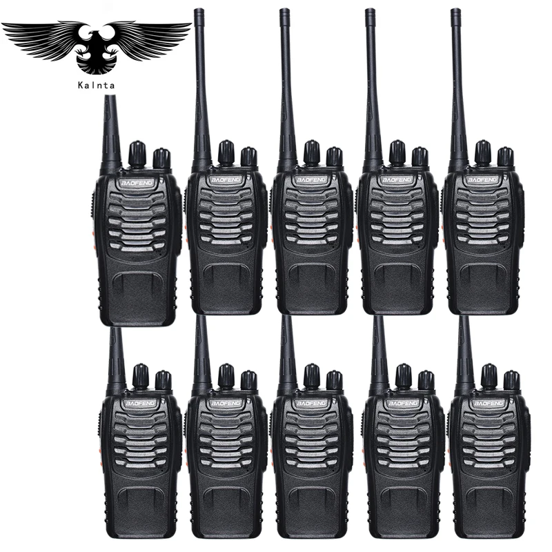 10Pz Baofeng Bf-888S Walkie Talkie Uhf400-470Mhz Due Vie Ham Radio Baofeng 888S Palmare Ham Comunicatore Radiofonico