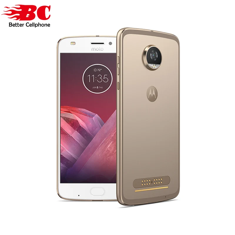 Beste Originele Motorola MOTO Z2 Spelen XT1710 Vingerafdruk Smartphone Qual comm Octa Core Android 7.1 5.5 inch 4 gb RAM 64 gb ROM MOTO Mod