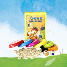 Немецкий спасательный ягненок Волк и ягненок настольная игра памяти уменьшая раннее образование математические упражнения игра