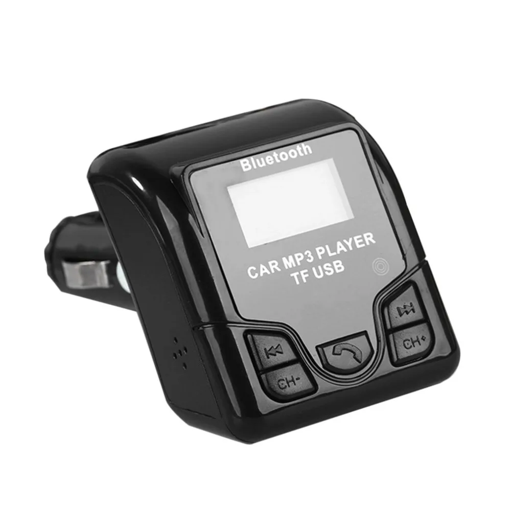 

QSS-50 Universal Bluetooth Handsfree Wireless Car MP3 Audio Player FM Modulator with USB Charger LCD Display for Phones Plastic
