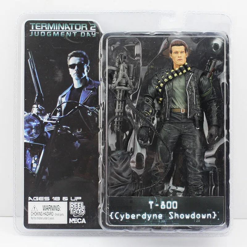 6 стилей NECA Терминатор Судный день подъем машин фигурка игрушки T-800 T-1000 ПВХ экшн модель куклы - Цвет: 2