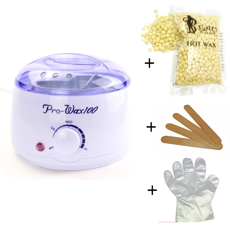 1 Set Depilatory Waxing Kit Including Wax Warmer Heater Machine Pot