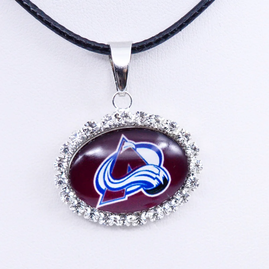 Necklace NHL Colorado Avalanche Charm Pendant Ice Hockey Jewelry for