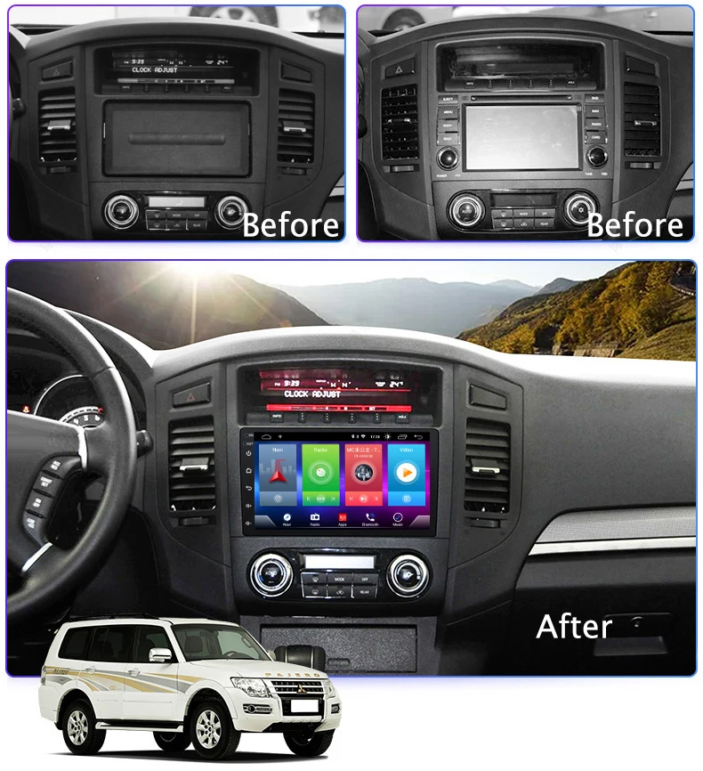 Top Car Android 8.1 Multimedia Player for MITSUBISHI Pajero 2006-2014 GPS Navigation Device USB bluetooth steering wheel control 0 Top Car Android 8.1 Multimedia Player for MITSUBISHI Pajero 2006-2014 GPS Navigation Device USB bluetooth steering wheel control 0