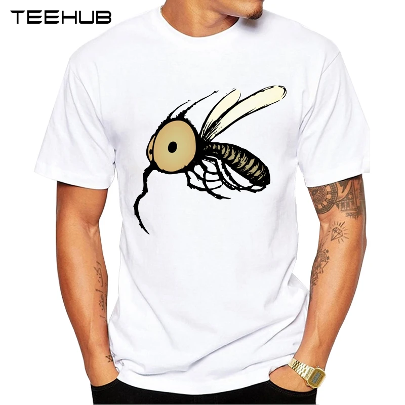 

New Arrivals TEEHUB TEEHUB Cool Design Men's Fashion Mosquito Printed T-Shirt Short Sleeve O-neck Tops Hipster Tee