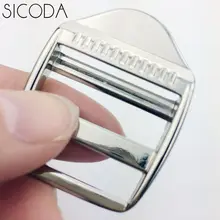 SICODA 2,5 см с металлической пряжкой для штанов с расширенной пряжкой и буквенной пряжкой, Крепежное кольцо из сплава с регулируемой пряжкой, школьный рюкзак из парусины