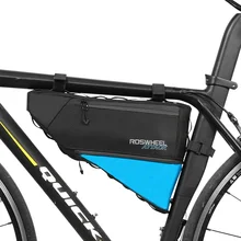 ROSWHEEL 4L водонепроницаемая велосипедная сумка Аксессуары для велосипеда передняя рама труба треугольная сумка велосипедные сумки