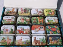 1pc new colorful mini cartoon alpaca sailboat print tin box sealed jar packing boxes jewelry candy box small storage boxes ttlife colorful mini tinplate metal box sealed jar packing boxes jewelry candy box small storage cans coin earrings gift box new