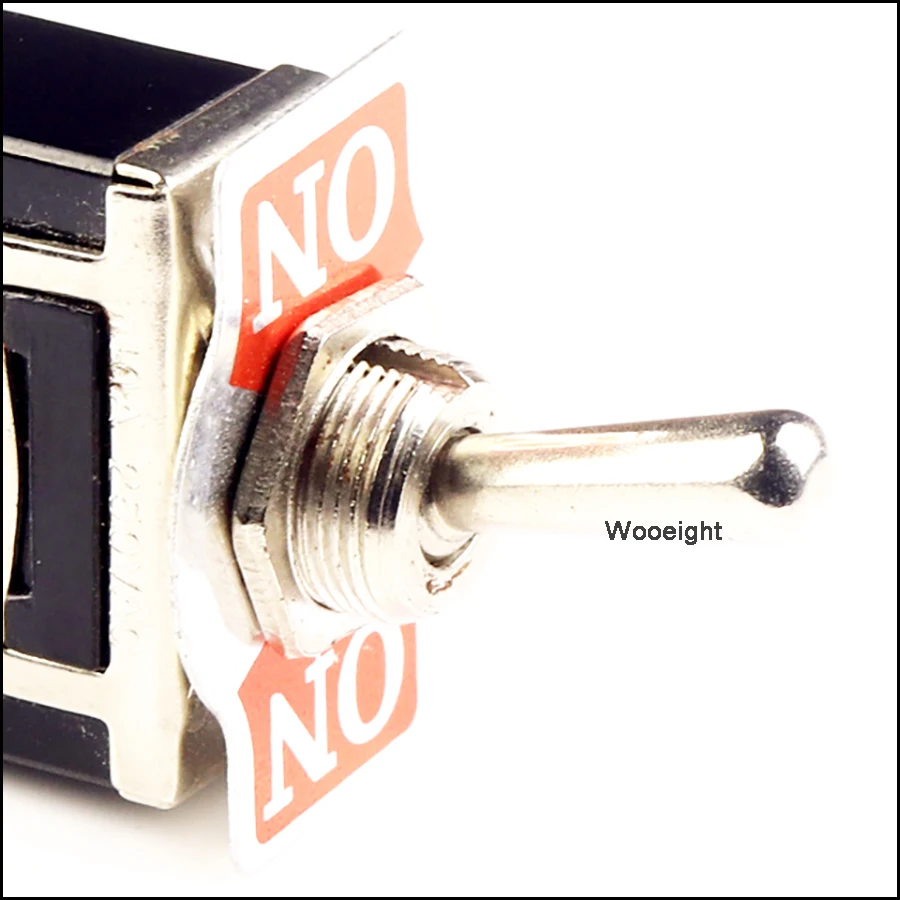 Wooeight New 3 Screw Toogle Switch 10A 250V 3Pins 2 Positions ON-ON Rocker SPDT (6)