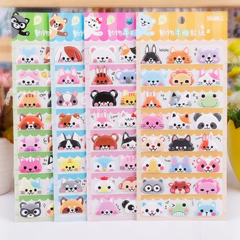 

1 pcs/pack Stationery Stickers Animals Face 3D Foam Diary Planner Decorative Mobile Stickers Scrapbooking DIY Craft Stickers
