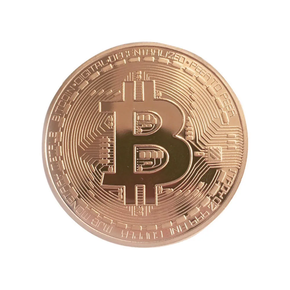 

1Pc/5Pcs/10Pcs Commemorative Coins Physical Bitcoins for Bit BTC Collection M8694