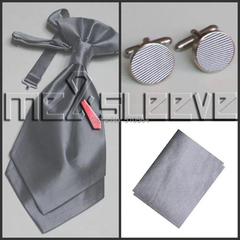 Однобортное Для мужчин жилет темно-серебристый жилет(жилет+ галстук-бабочка++ платок запонки