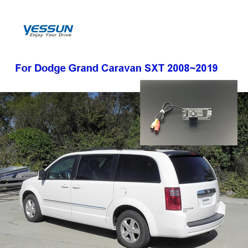 Камера заднего вида Yessun HD CCD ночного видения для Dodge Grand Caravan SXT 2008 ~ 2019